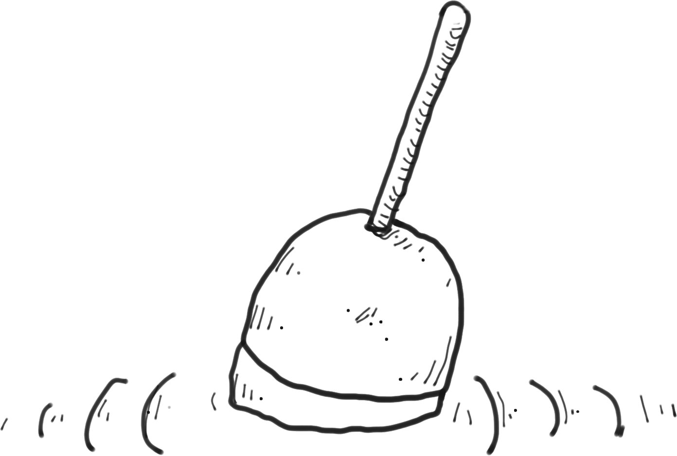 Fishing float on water surface representing phishing detection